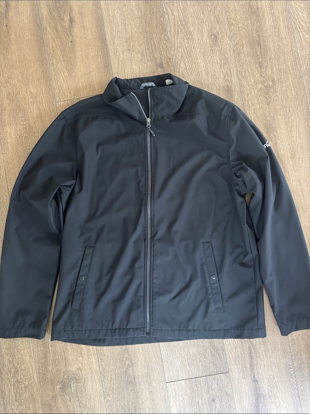 Men's Black Full-Zip Jacket XL